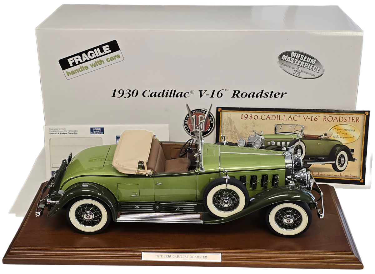 RARE 1:12 SCALE DANBURY MINT 1930 CADILLAC V-16 ROADSTER 1:12 LTD
