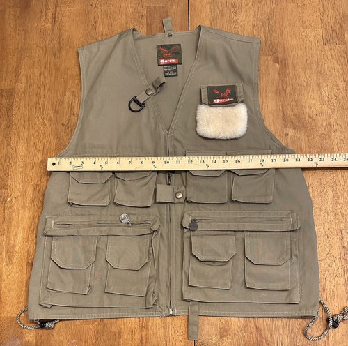 Vintage Garcia Fly Fishing Vest OSFA Fits XL Hunting - Picture 5 of 6
