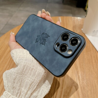 Hülle für iPhone 16 15 14 Pro Max 13 12 11 XR Stoßfest Leder Schutz Tasche Cover