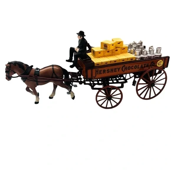 Matchbox Collectibles Platinum Horse Drawn Hersheys Chocolate Die-Cast Wagon - Image 4 of 4