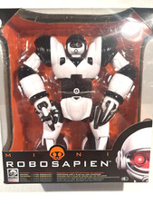 Robot Black White Walks Glowing WooWee Robotics Mini Robosapien New Sealed