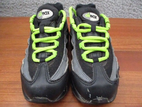 Nike Air Max 12C Neon Black Grey Youth Shoes - 第 3/15 張圖片