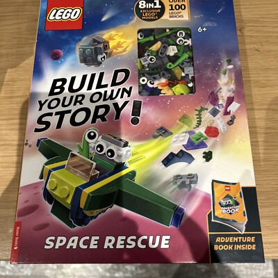 LEGO BOOKS BUILD YOUR OWN STORY SPACE (Hardback) no