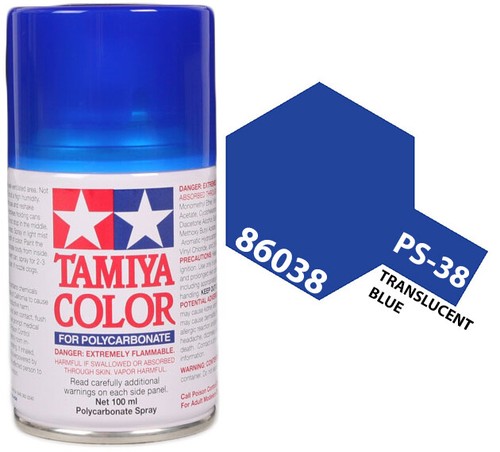 Tamiya 86038 PS-38 Translucent Blue 
