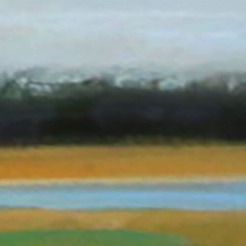 PAESAGGIO UCRAINO Dipinto ad olio contemporaneo 8x8 UCRAINA - Foto 9 di 12