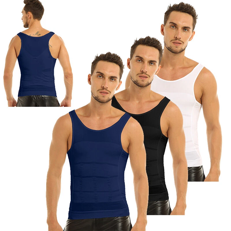 Maillots de Corps Homme Gilet Gainant Amincissante Débardeur Ventre Plat  T-Shirt