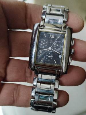 Guess Collection GC 2000 Men Watch Chrono Steel All Original 