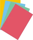 Pastel Coloured Card 120gsm A4 sheets mixed colours Pink Yellow Green Blue Art
