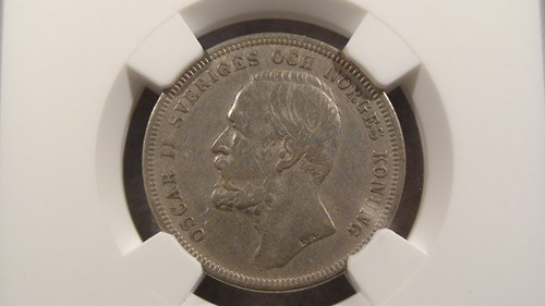 1897 E B SWEDEN KRONA NGC EXTRA FINE 1K Coin PRICED TO SELL! - Picture 2 of 4