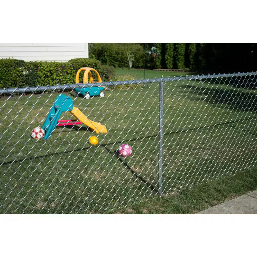 Everbilt 46 in. Galvanized Steel Tension Bar Chain Link Fence