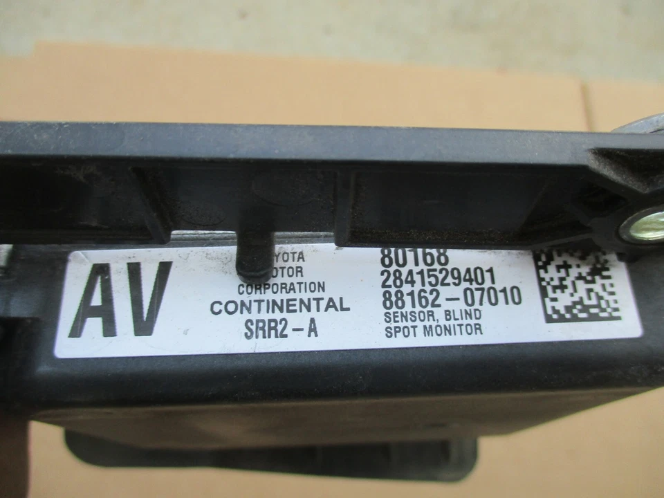 Toyota Avalon 2013 14 2015 2016 2017 2018 RH punto ciego monitor módulo sensor Foto 3 de 4