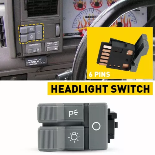 Nuevo control de interruptor de luz y atenuador de faros para camioneta GMC Chevy 1988-1994 - Imagen 1 de 11