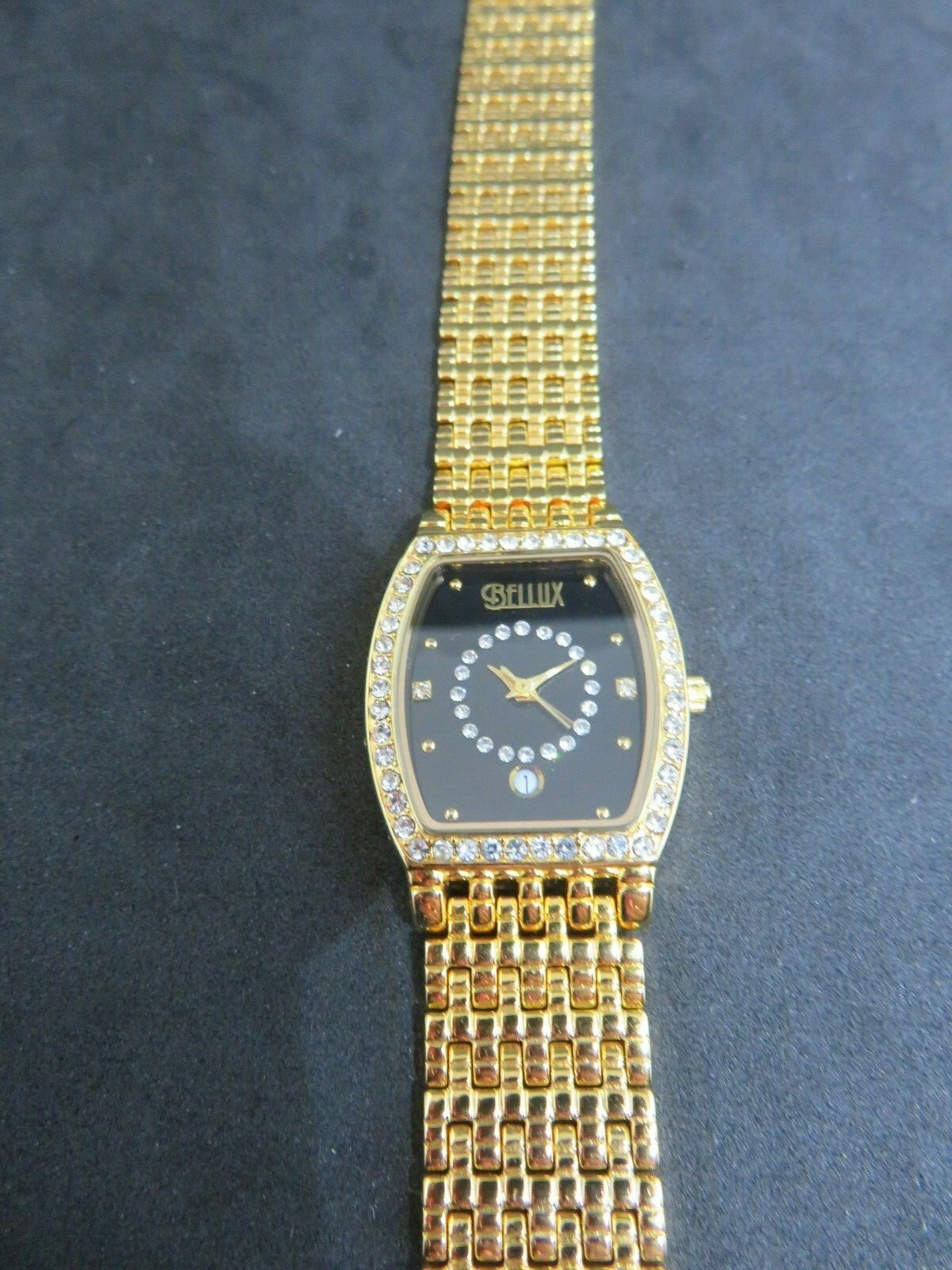Montre Femme Bellux Versailles en Or 23K Cadeau Idéal d'Anniversaire