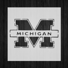 Michigan Wolverines College Plastic Reusable Stencil *FAST SHIPPING*MULTI-SIZES