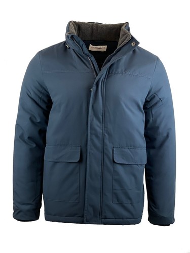 Chaqueta de parka sin piel Heritage para hombre Ex-store con capucha (negra/marina/marrón) - Imagen 20 de 22