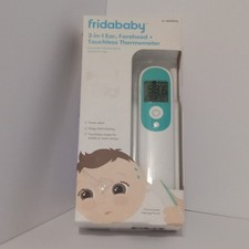 Fridababy 3-in-1, Ear Forehead Touchless Thermometer White Teal