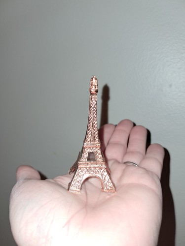 Miniature Eiffel Tower Figurine,  3 inch, Gold
