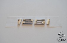 125i Schriftzug f�r BMW Typenschild Aufkleber Emblem Logo Typenkennzeichen