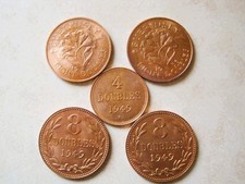 Guernsey Coins: 8 Double coins 1959 1956 + 2 x 1949 8 Doubles 1 x 1949 4 Doubles