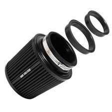 3" 3.5" 4" Inlet Car Replacement Cold Air Intake Filter 76mm 89mm 102mm 3 Black