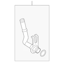 Genuine Land-Rover Coolant Line LR183050