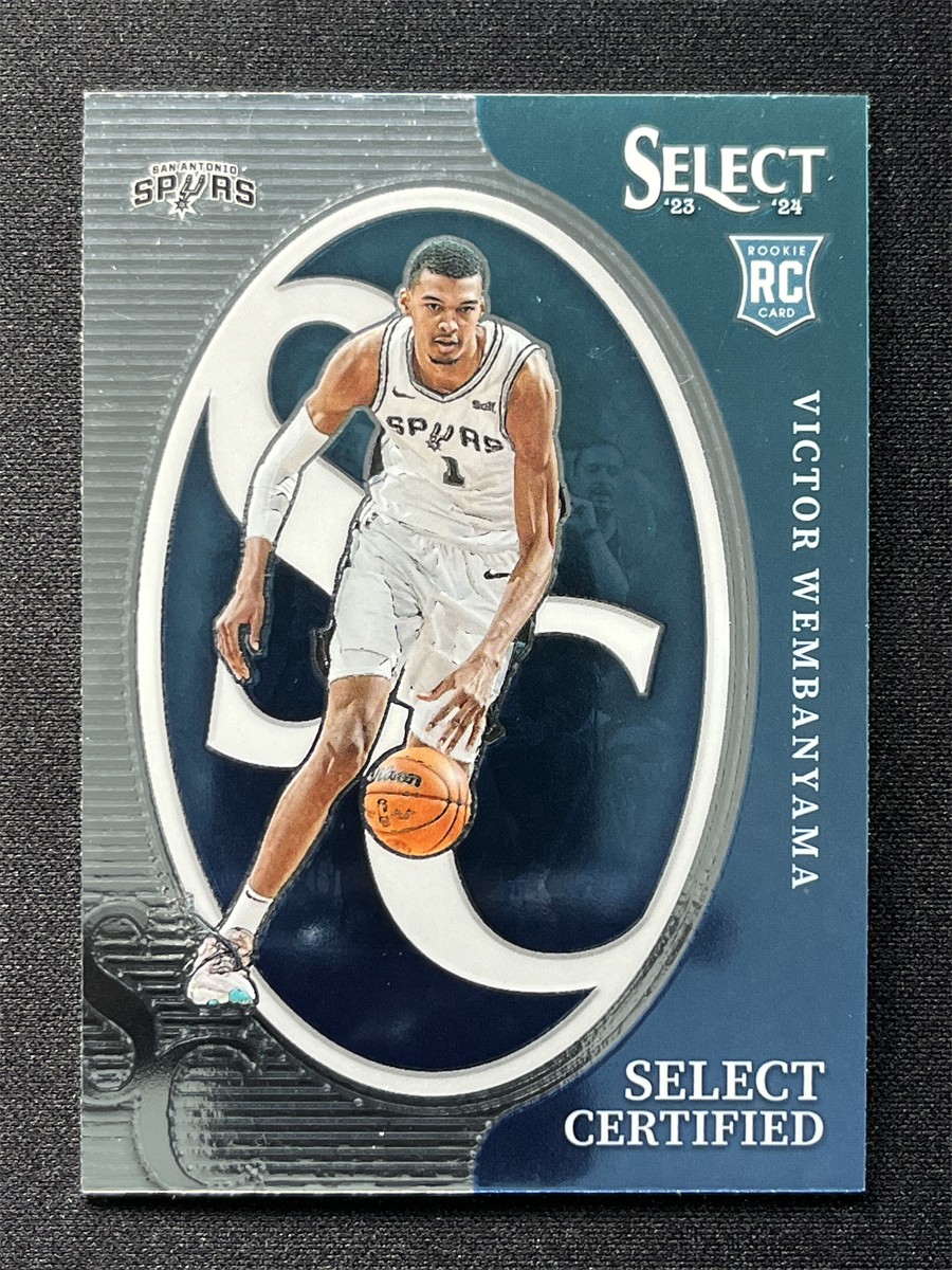 2023-24 Panini Select Victor Wembanyama #3 Select Certified Rookie RC &04171