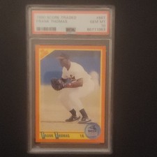 SCORE 1990 Score Traded Frank Thomas #86T Chicago White Sox PSA 10 GEM MT