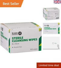Image of F115100 Sterile Cleansing Wipes, Disposable for Safe Hygienic Cleansing