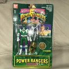Bandai Mighty Morphin Power Rangers Green Tommy Figure Flip Head MOSC VTG 1994