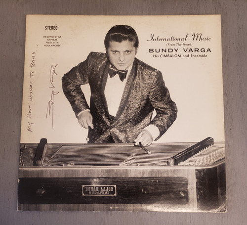 BUNDY VARGA International Music From The Heart OHIO VG+ VINYL LP Record USED