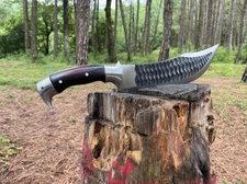 Custom Handmade Handmade Carbon Steel Blade Eagle Bowie Knife | Hunting Knife 