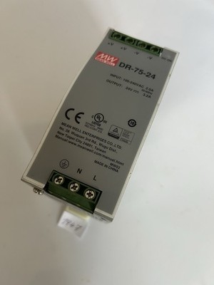 MW Mean Well DR-75-24 Schaltnetzteil, Hutschiene