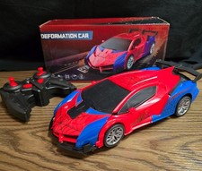 RC Car Spider Transformer Toy Eye & Underbody Lights, 2.4GHz Remote Control