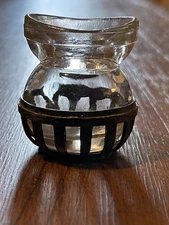 1.75" Glasco Eyewash Eye Bath Glass CLEAR Vintage Eye Wash