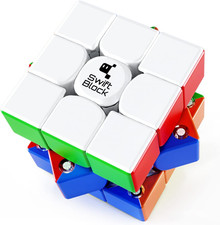 355S Magnetic 3X3 Speed Cube, 48 Magnets Classic Magic Cube Original Stickerless