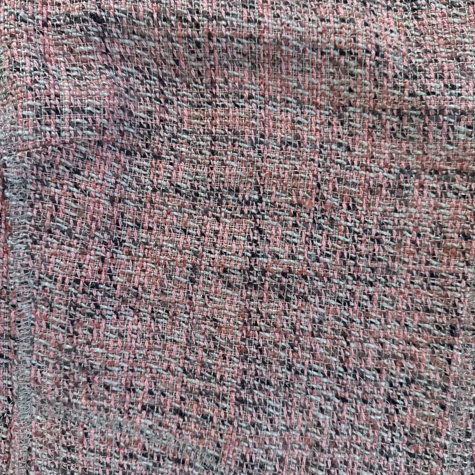 Chaqueta Blazer Mujer J. Jill Rosa y Gris Tweed Talla Pequeña Grande Foto 4 de 4