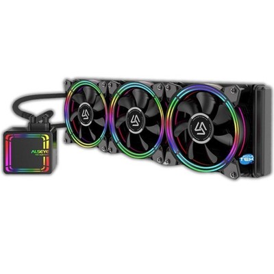 Wasserkühler 360Mm 3 Lüfter Rgb Tdp 350W Am3 Am2 Fm1 Fm2 Schwarz