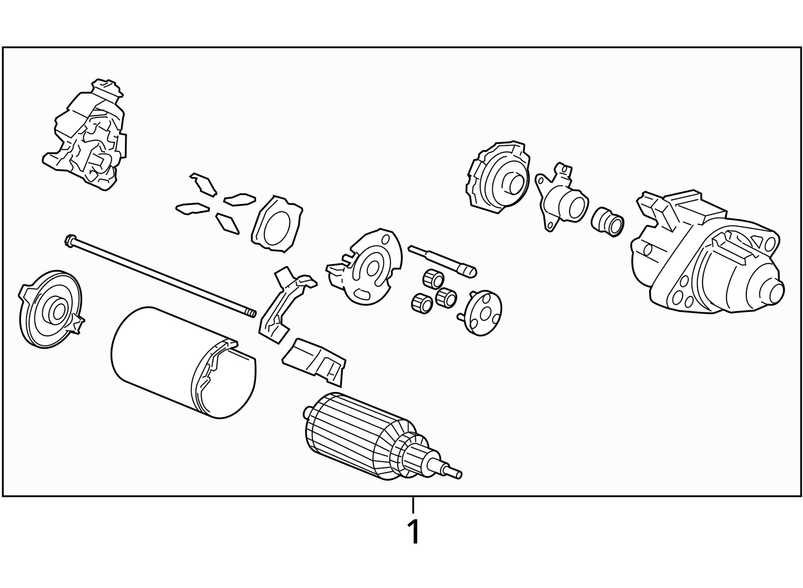 2013-2018 Acura RDX Starter Motor Assembly Genuine Denso OEM 31200R8AA01