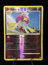Pokémon Drifblim 24/130 Diamond & Pearl Reverse Holo DP05 MP Flying/Ghost