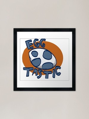 Egg-Tastic Fantastic Breakfast Fram Gerahmtes Wandbild Poster Leinwanddruck Bild