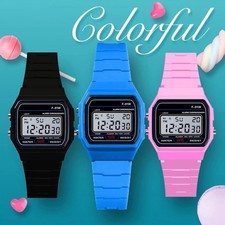 F 91W Classic Digital Resin Strap Watch Stopwatch Chronograph Sport Unisex Men 
