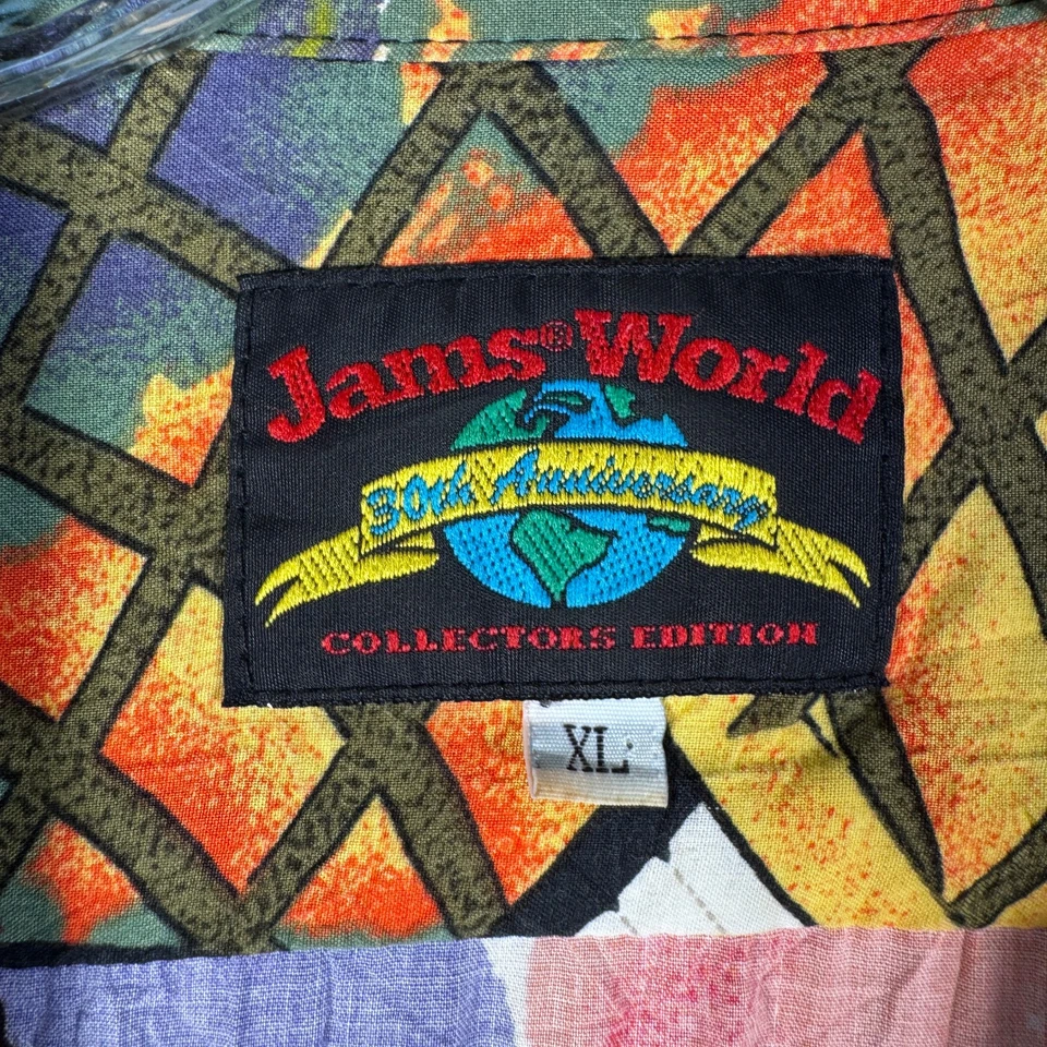 Jams World Shirt Mens XL Red Pianos 30th Anniversary Collectors Edition *Flaw* - Image 3 of 4