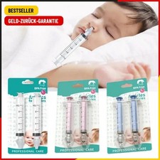 Baby Nasen reiniger 2 Stück Nasen scheibe Nadelrohr Waschmaschine 10ml Säugling