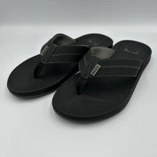 REEF Element TQT Men's Flip Flop Sandals - Bottle Opener - Black