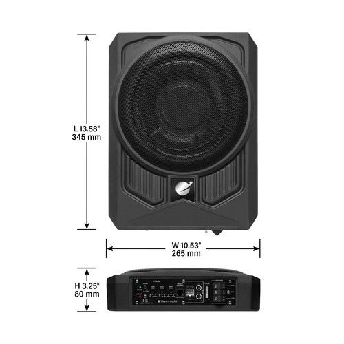 P10AW Amplified Car Subwoofer - 1000 Watts, Low Profile, 10 Inch Subwoofer, R... - Picture 4 of 5
