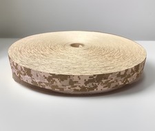 2" Nylon Webbing Digital Desert Camo 17337 Two Side Pattern 100 Yds USA