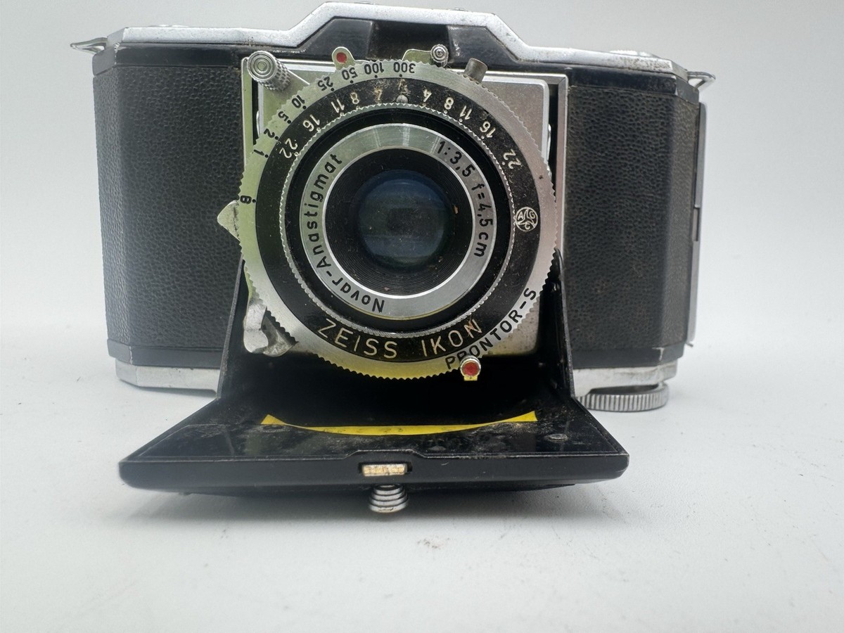 Zeiss Ikon Folding Camera Novar Anastigmat Lens Vintage
