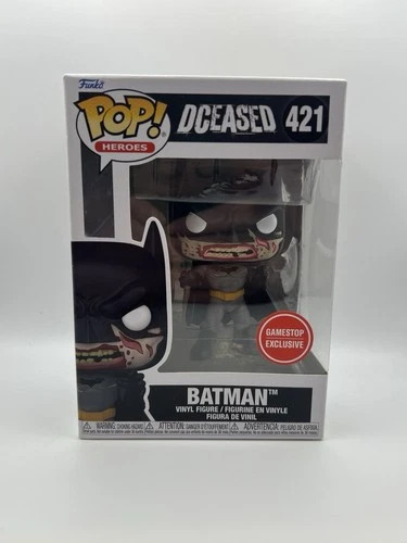 Batman Funko POP! Heroes #421 GameStop Exclusive DCeased Bloody