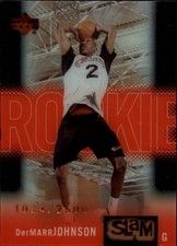 2000-01 Upper Deck Slam #96 DerMarr Johnson RC Rookie Card /2500. rookie card picture