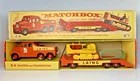 Matchbox Lesney K-8 Prime Mover & Transporter w/Caterpillar Tractor w/Box EX/NM